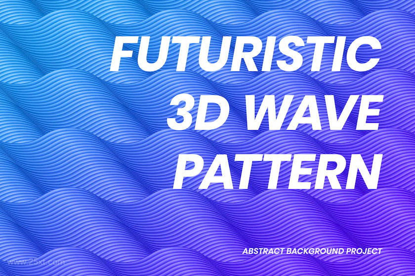 25xt-484002 Futureristic 3D Wave Pattern1.jpg