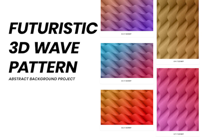 25xt-484002 Futureristic 3D Wave Pattern3.jpg