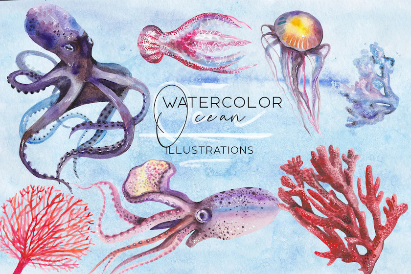 25xt-484003 Watercolor ocean illustrations set.jpg