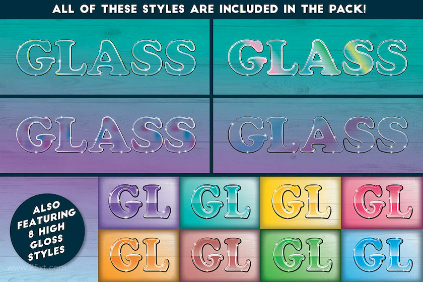 25xt-484051 Glass & Gloss Text Effects2.jpg
