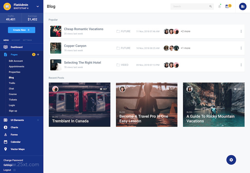 25xt-484057 FlatDash - Business CRM Dashboard Application2.jpg