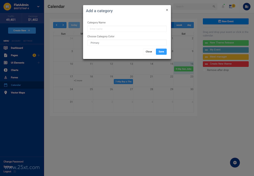 25xt-484057 FlatDash - Business CRM Dashboard Application3.jpg