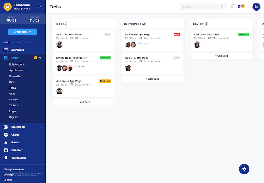 25xt-484057 FlatDash - Business CRM Dashboard Application7.jpg