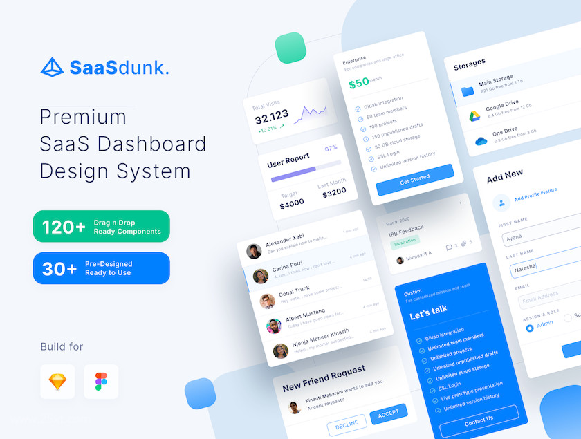 25xt-484071 SaaSdunk - SaaS Dashboard UI Kit5.jpg