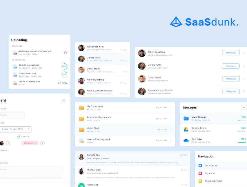 25xt-484071 SaaSdunk - SaaS Dashboard UI Kit4.jpg