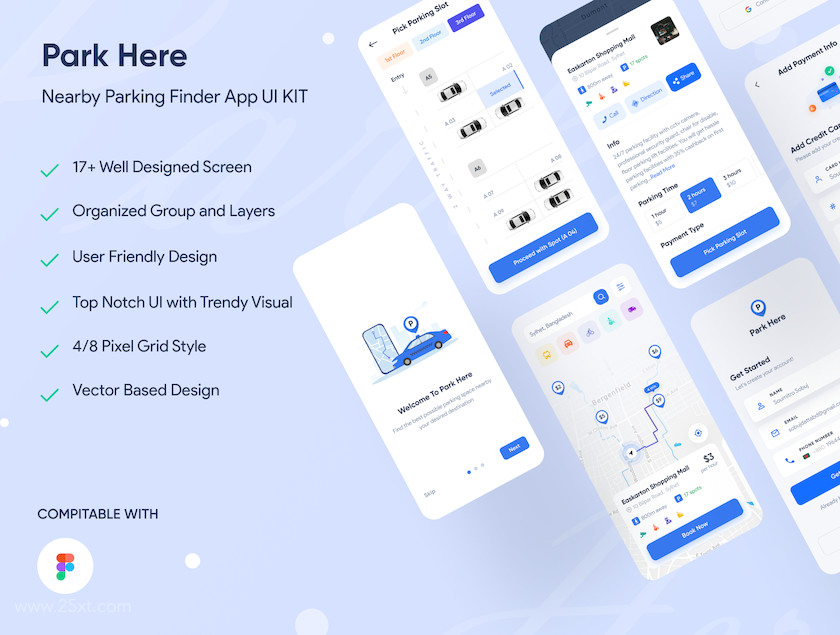25xt-484072 ParkHere Nearby Parking Finder App UI KIT 4.jpg