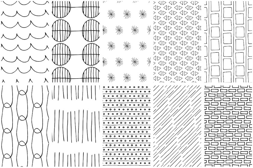 25xt-5042806 Simple Line Handdrawn Patterns6.jpg