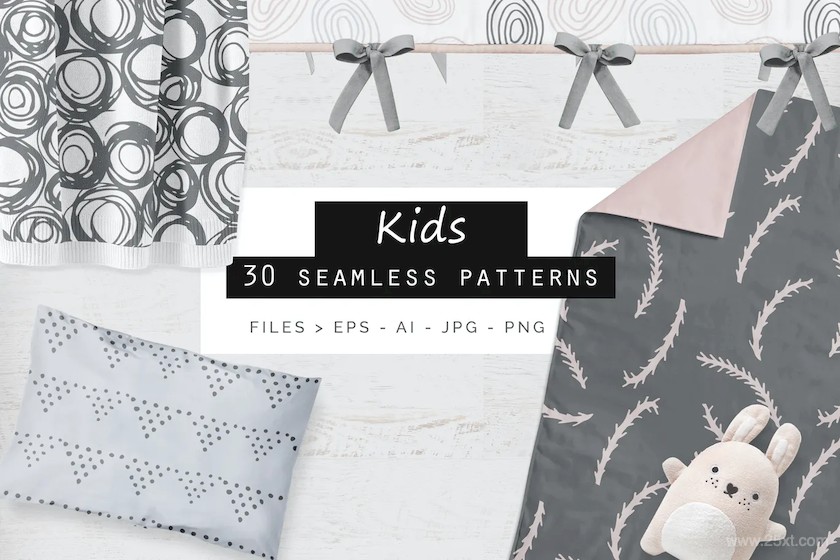 25xt-5042807 Cute Kids Seamless Patterns2.jpg