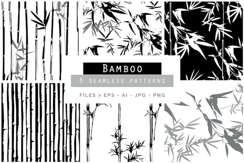 25xt-5042811 Bamboo Seamless Vector Patterns3.jpg