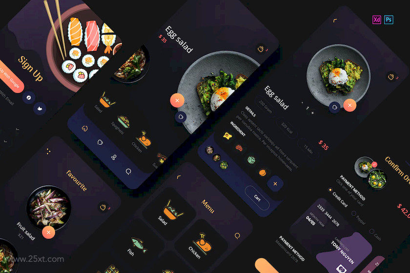 25xt-484127 Foda - Food Delivery Mobile App UX, UI Template4.jpg