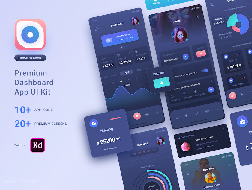 25xt-484134 Track and Save Dashboard UI Kit3.jpg