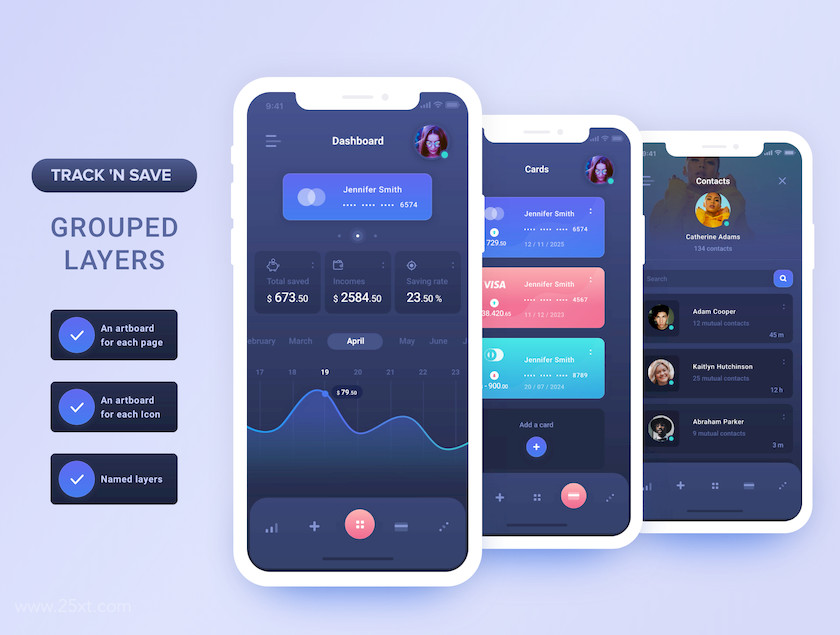 25xt-484134 Track and Save Dashboard UI Kit1.jpg
