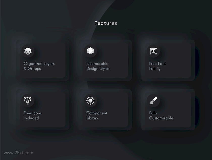 25xt-484152 Dark Neumorphic UI Kit4.jpg