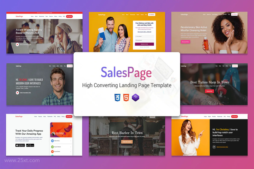 25xt-484161 SalesPage - Apps, Business & Agencies Landing Page1.jpg