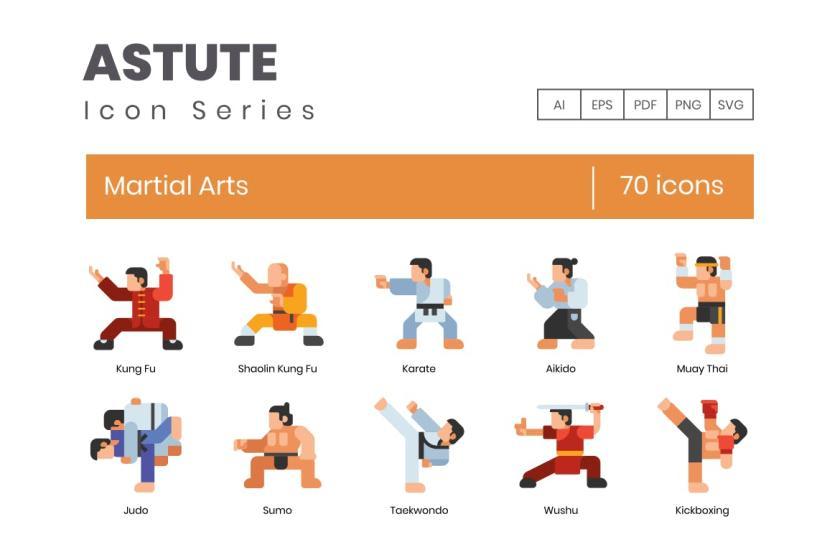25xt-484187 70 Martial Arts Icons Astute Series	1.jpg