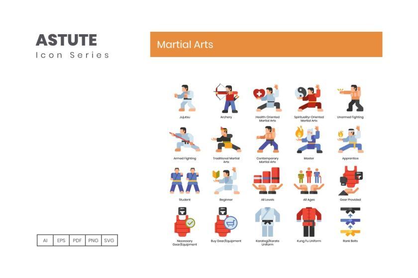 25xt-484187 70 Martial Arts Icons Astute Series	3.jpg