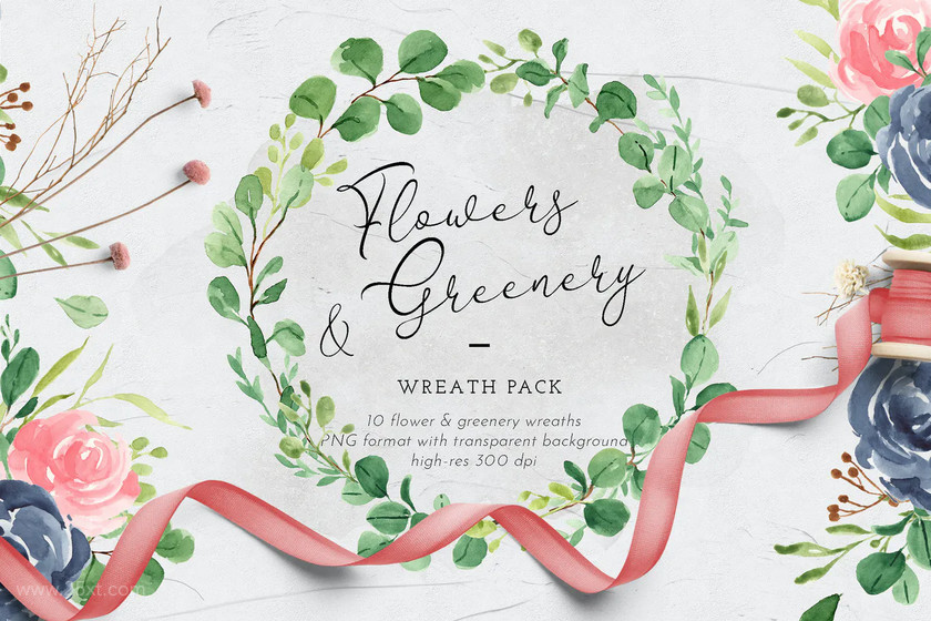 25xt-484215 Rose, Navy & Greenery Illustration Pack3.jpg