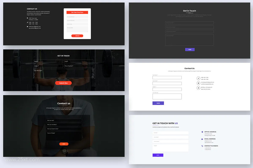 25xt-484217 31 Contact Blocks Widgets for Web UI Kit2.jpg