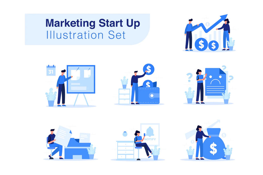 25xt-484230 Marketing Start Up Illustration Set.jpg