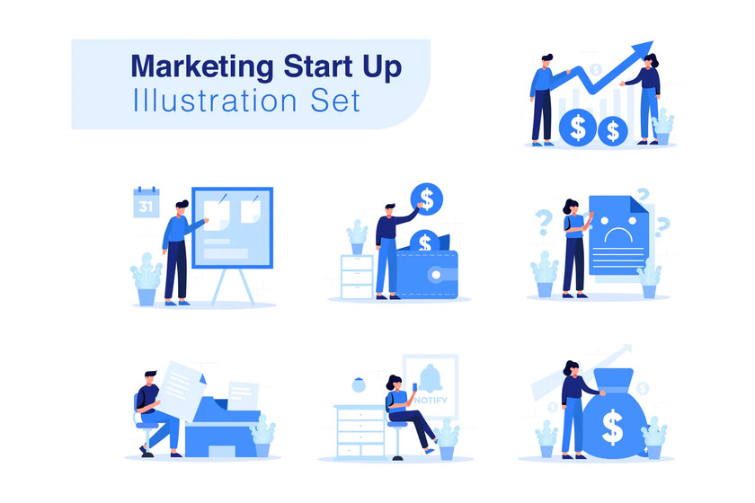 25xt-484230 Marketing Start Up Illustration Set.jpg