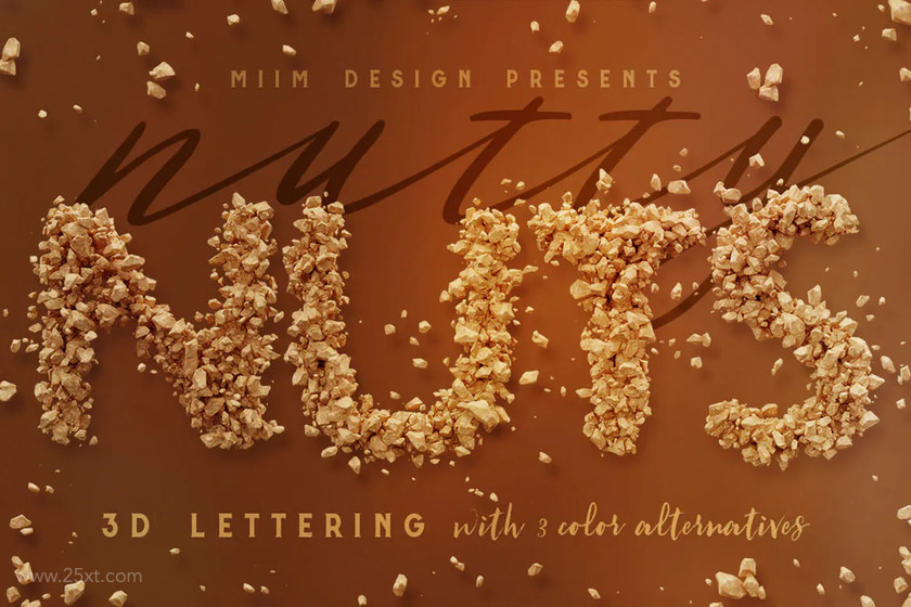 25xt-484239 Nutty Nuts - 3D Lettering 3.jpg