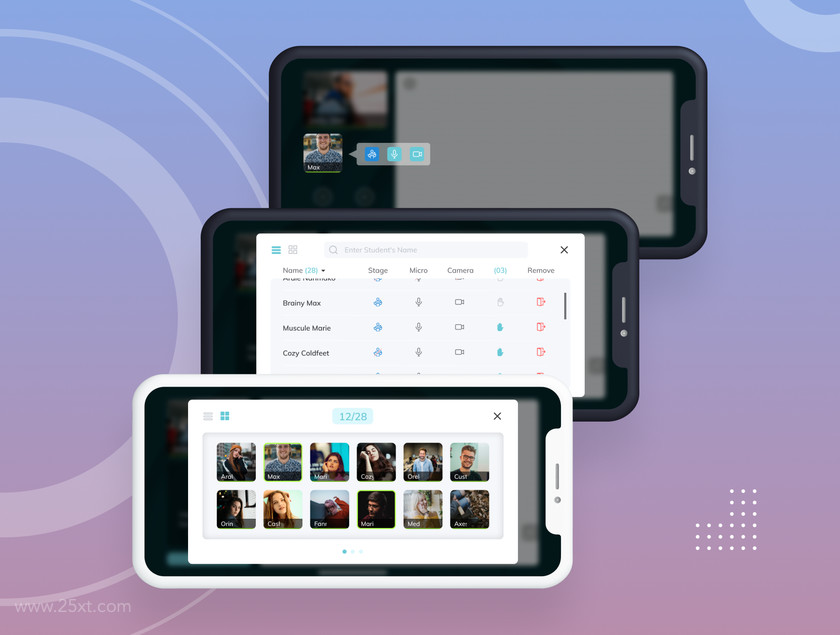 25xt-484262 EduRoom - Online Class Room App UI Kit 6.jpg