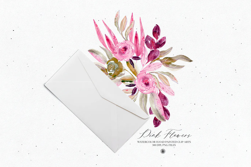 25xt-484304 Pink Flowers 2020 - watercolor set5.jpg