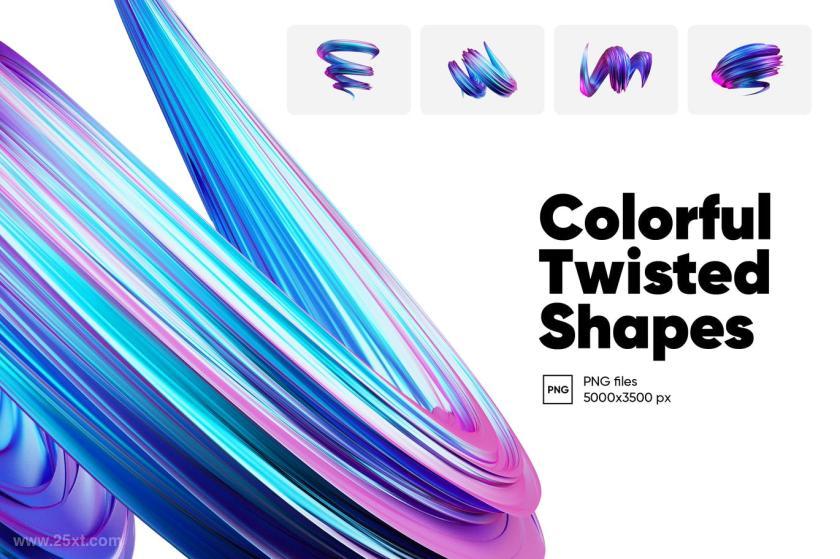 25xt-5042823 Colorful Twisted Shapes	1.jpg