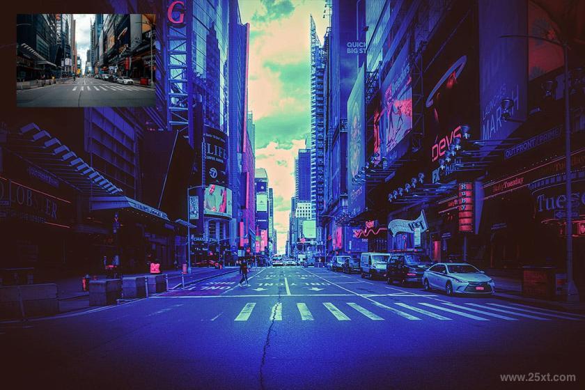 25xt-484364 Retro Wave Photoshop Action	3.jpg