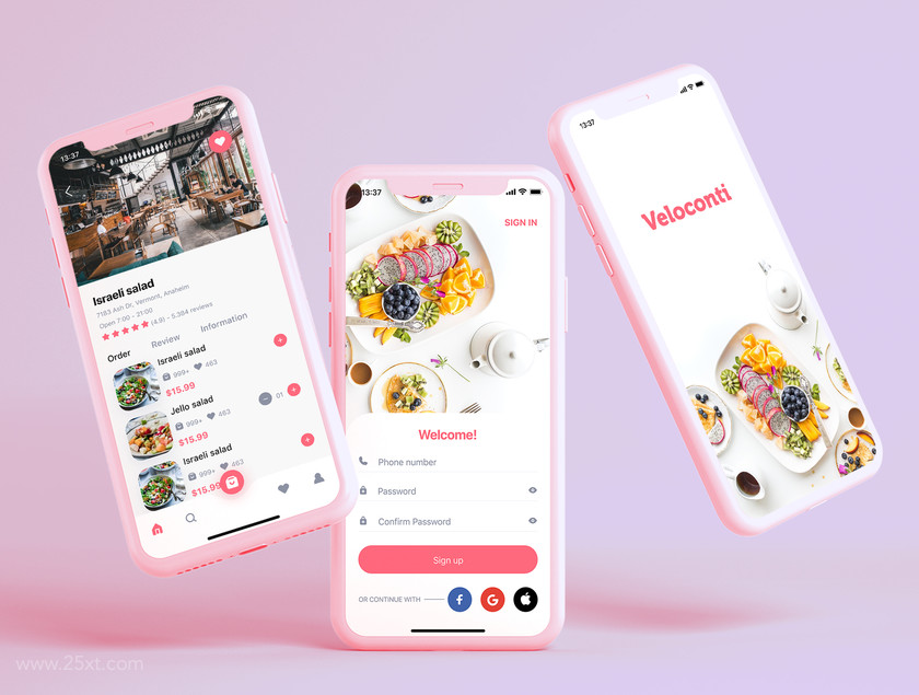 25xt-484373 Veloconti - Food Delivery App UI Kit5.jpg