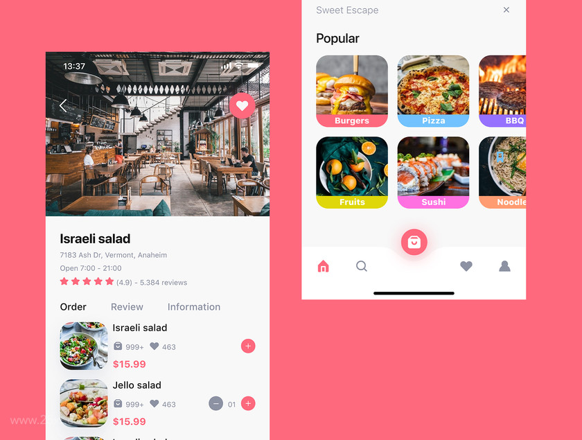 25xt-484373 Veloconti - Food Delivery App UI Kit3.jpg