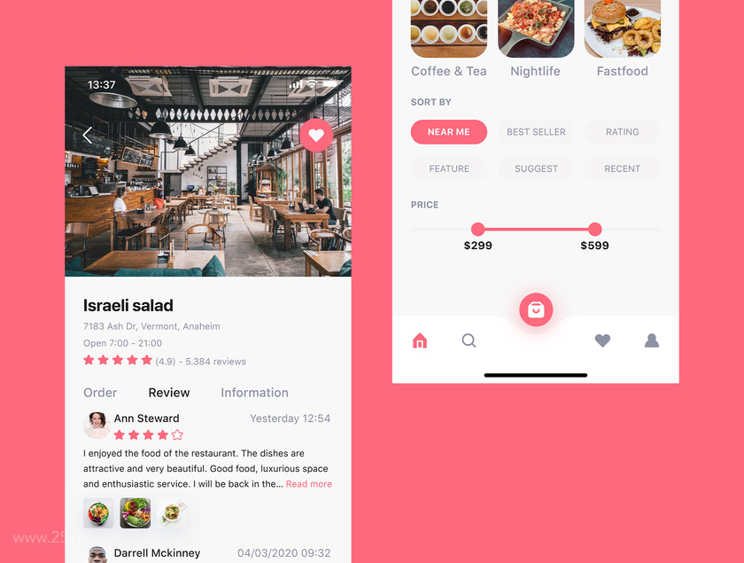 25xt-484373 Veloconti - Food Delivery App UI Kit4.jpg