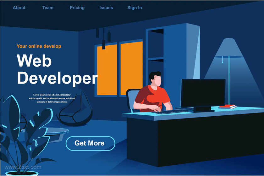 25xt-484381 Web Development Isometric Web Page Flat Concept.jpg