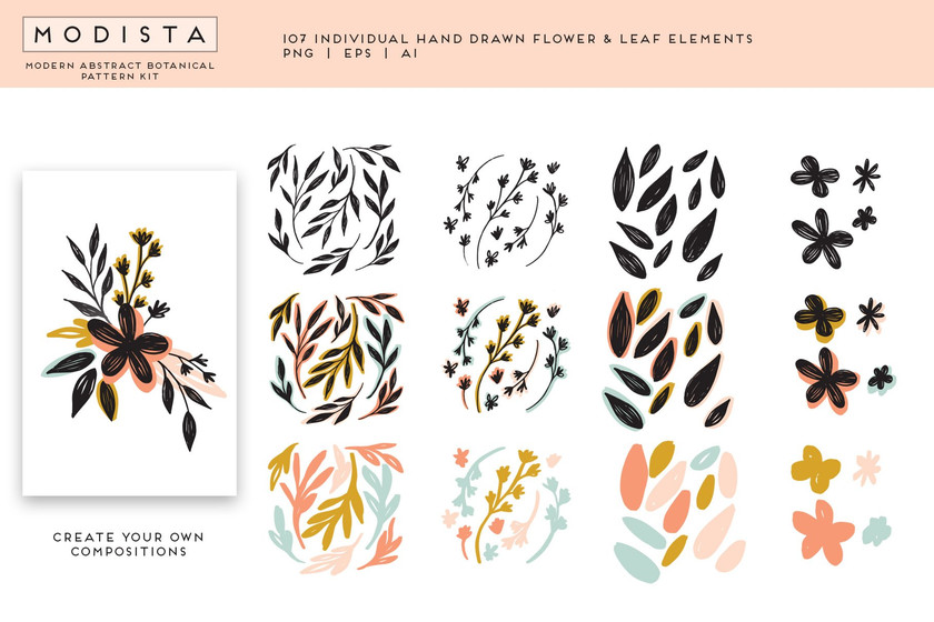 25xt-484384 Modista Abstract Botanical Pattern Kit2.jpg