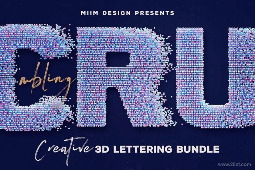 25xt-484387 Crumbling – 3D Lettering	1.jpg