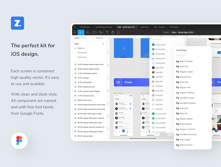 25xt-484401 Zelio - Social Media App UI Kit2.jpg