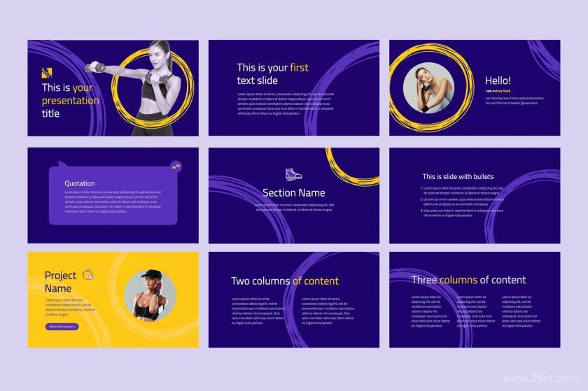 25xt-484405 Fitness & Sport PowerPoint Template	2.jpg