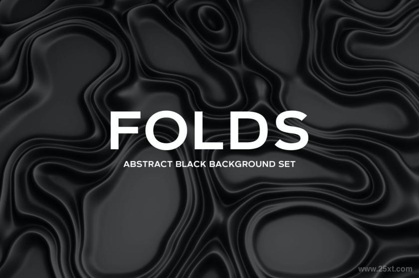 25xt-484440 Folds - Abstract Black Background Set	1.jpg