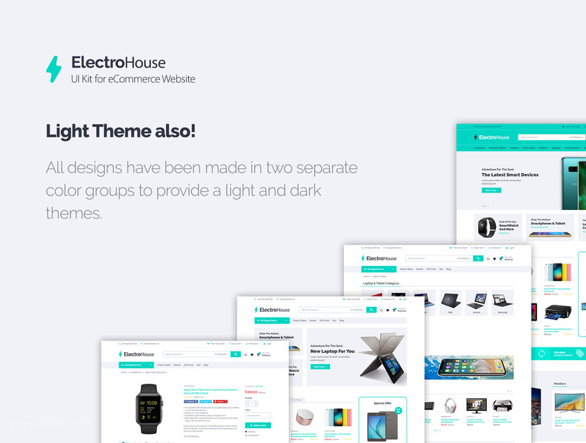 25xt-484512 ElectroHouse Website UI Kit2.jpg