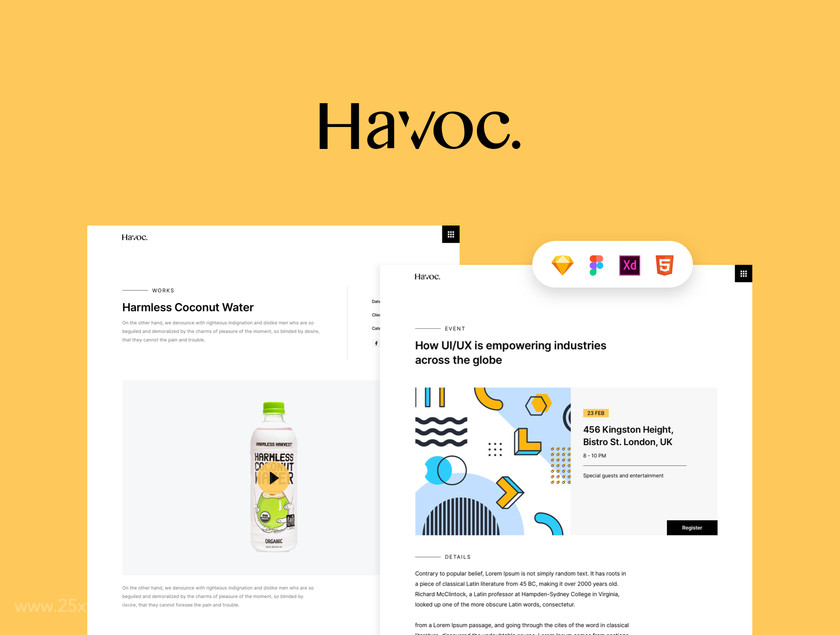 25xt-484677 Havoc Agency UI Kit4.jpg