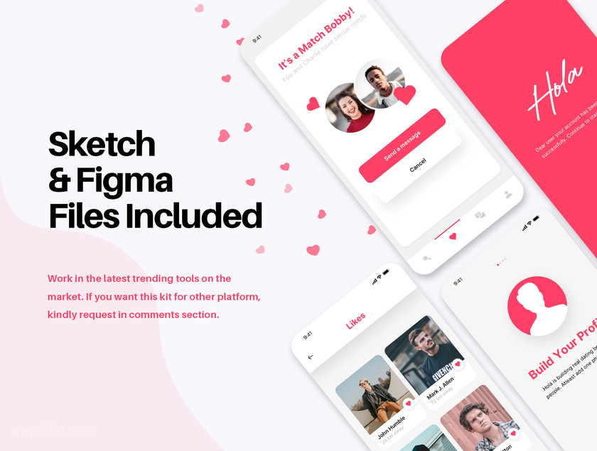 25xt-484678 Hola - Dating, Relationship & Social Media App UI Kit3.jpg