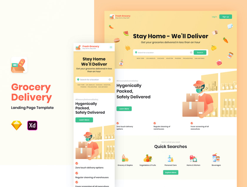 25xt-484680 Fresh Grocery - Landing Page Design Template1.jpg