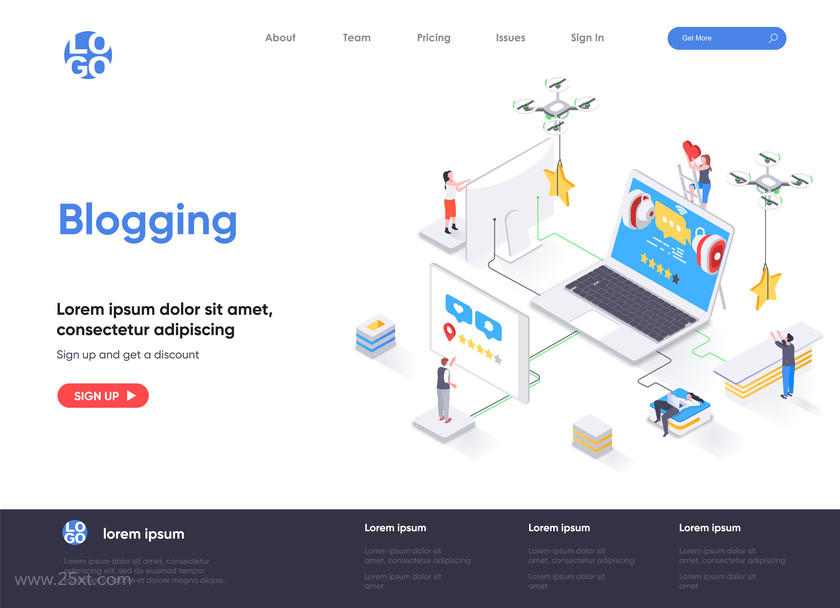 25xt-611289 Blogging Isometric Landing Pag.jpg