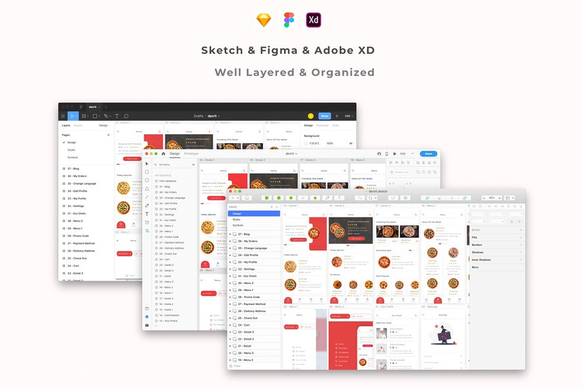 25xt-484739 Denrit - Pizza Delivery App UI Kit5.jpg