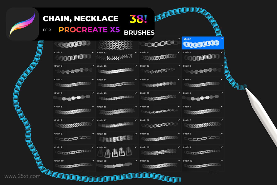 25xt-127244 38 Chain, Necklace for PROCREATE X5 7.png