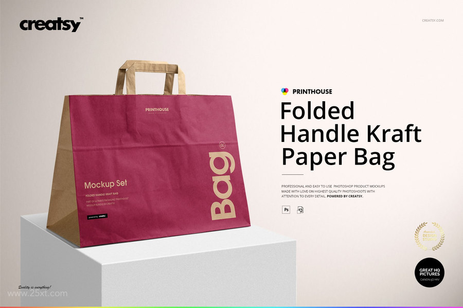 25xt-127262 Folded Handle Kraft Paper Bag Mockup 1.jpg