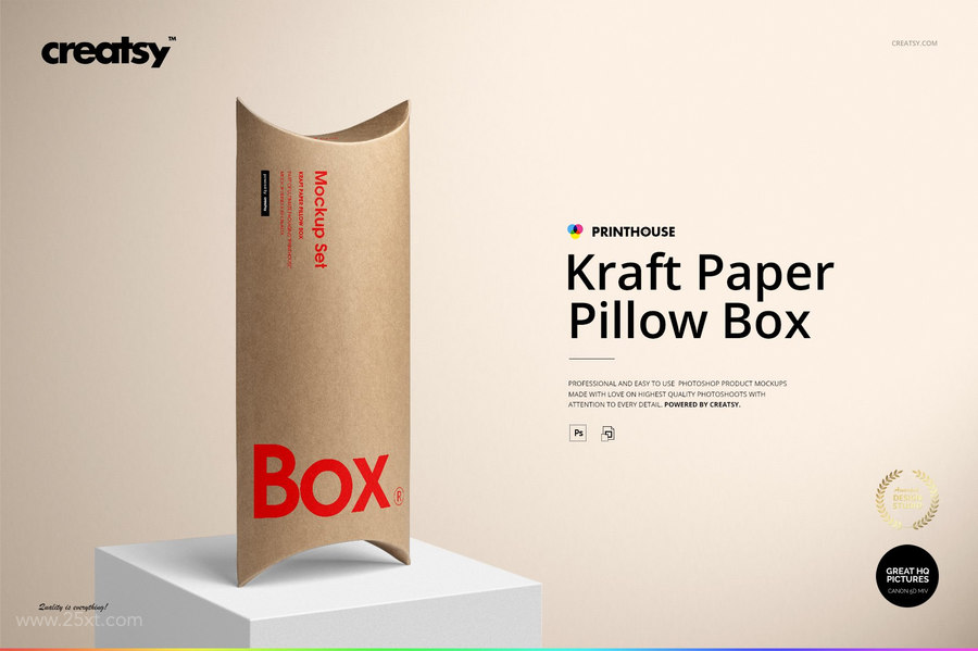 25xt-127263 Kraft Paper Pillow Box Mockup Set 1.jpg
