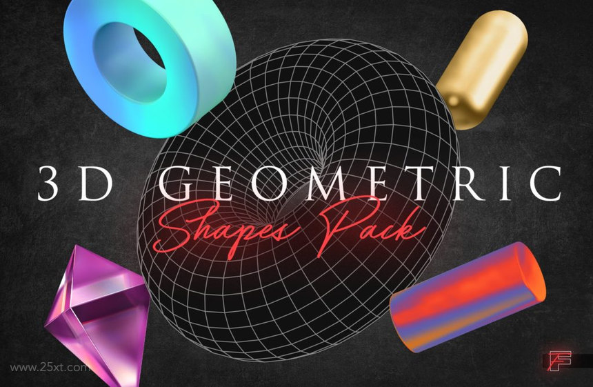 25xt-127369 3D Geometric Shapes Pack1.jpg