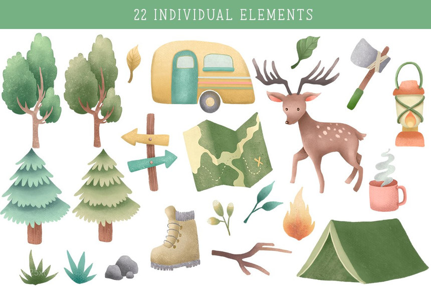 25xt-127379 Wild and Free Camper Clipart Pack1.jpg