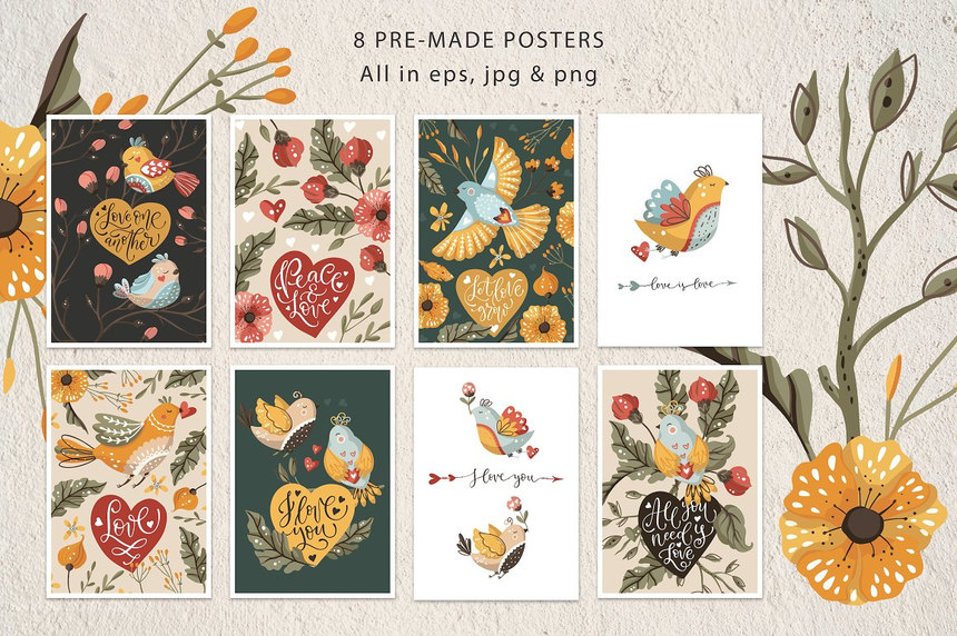 Birds & flowers Spring floral bundle-25xt-127831-8.jpg